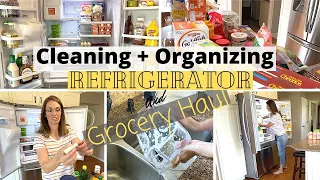 How to Deep Clean your Refrigerator/Organizing Fridge & Pantry/ SAM's Grocery Haul