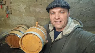 One Pint Mulberry Whiskey Barrel DIY | How to make a wooden barrel with your own hands