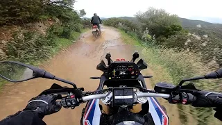 Testing the new F850GS in Sardinian mountains