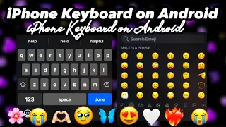 iOS keyboard for Android 🍎