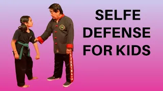 Kids Self Defense Techniques| Teach Young Children How To Defend Themselves By Master Rubin's