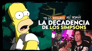 Rubius REACCIONA a ¿Cuando y Por Que Decayeron Los Simpsons?