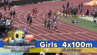 2022 TF - CIF-ss FINALS - 4x100m Relay (Girls, All Divisions)