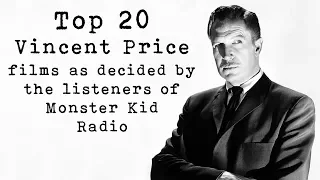 Top 20 Vincent Price films