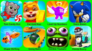 Talking Tom Candy Run, Subway Surfers, Talking Pet Gold Run, Tom Friends, Tom Jetski, Wacky Run...