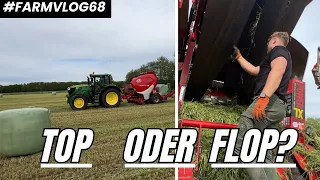 Silage in Wickelballen, Vor und Nachteile aus der Praxis! FARMVLOG #68