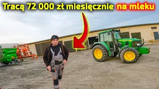 Produkują 6000 litrów mleka👉 mleko potaniało o 1 zł👉 dostarczenie ścielarki Lucas [Korbanek]