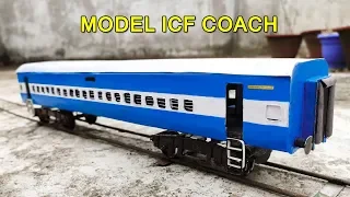 Model ICF Coach | How To Make a Train Coach | Using Cardboard