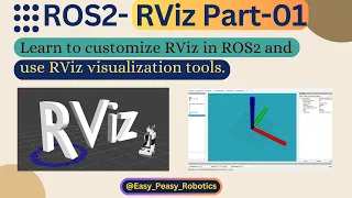 ROS2 RViz Part-01 Tutorials: Customize RViz2 + Learn to utilize RViz visualization tools.