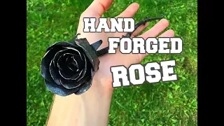 HAND FORGED ROSE