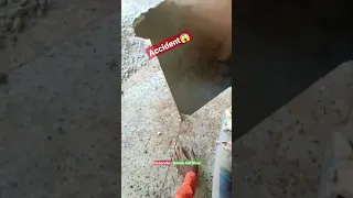 Accident happened on construction site