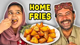 Tribal People Try Home Fries For The First Time