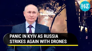 Putin's Kamikaze drones sting Kyiv for third night in a row; One dead in 17th Russian attack