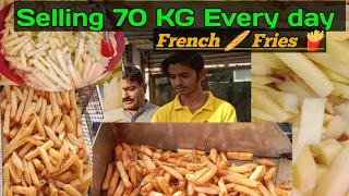 HE SELLING FRENCH FRIES 🍟|FRENCH FRIES EVERYDAY SELLING 70KG