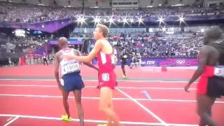 Mo Farah wins the 5000m at London 2012 Olympics