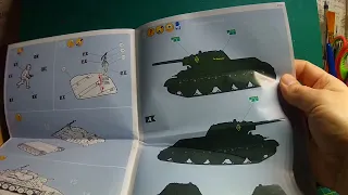 Розпакування набору Revell з моделлю танка т 34/76
