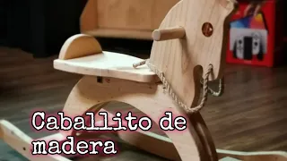 como hacer un caballito de madera