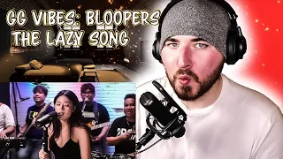 GG VIBES: BLOOPERS | THE LAZY SONG - BRUNO MARS | NO LIMIT (REACTION!!!)