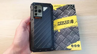 ULEFONE ARMOR 18T - АККУМУЛЯТОР 9600MAH И ТЕПЛОВИЗОР!