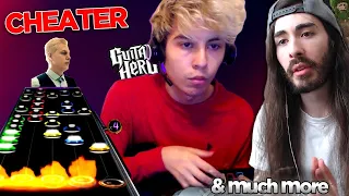moistcr1tikal reacts to The Biggest Cheater In Guitar Hero History Was Finally Caught By Karl Jobst!