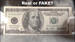 United States 100$ bill Security Features | How to Check if a 100 Dollars Bill Is REAL or FAKE