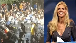 Violence Erupts At Berkeley Outside Ann Coulter Speech