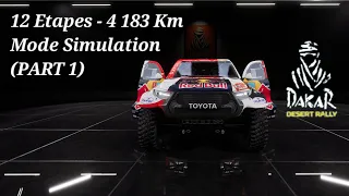 DAKAR DESERT RALLY : C'est parti pour 12 étapes en Simulation de plus de 4000 km !!!😭 (PART 1)