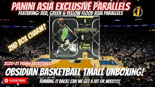 Obsidian Tmall ASIA EXCLUSIVE Parallels!🔥(Box Number TWO)🔥Panini 2020-21 Basketball cards unboxing!