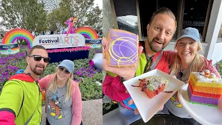 Disney's Festival Of The Arts At EPCOT Opening Day! | So Much Food, Fun With Friends & Awesome Art!