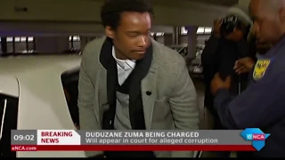 Duduzane Zuma arriving