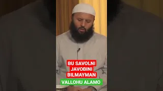 Men buni bilmas ekanman Shayx Sodiq Samarqandiy