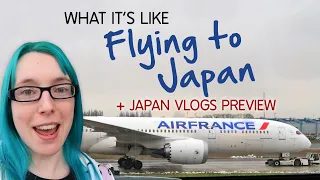 FLYING TO JAPAN with Air France