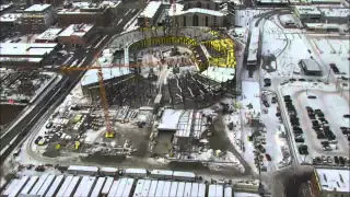 RAW: Time lapse of Rogers Place arena construction