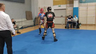 Cyprian Brzeźniak Eliminacje -69 kg Kick-Light ŚLĄSKA LIGA KICKBOXINGU 8.12.2019