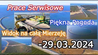 Budowa Wyspy Estyjskiej -29.03.2024 Piękna Pogoda