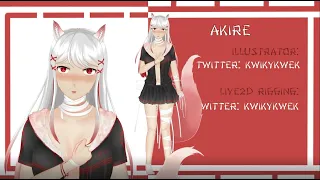 [Live2d Model Showcase] Akire OC