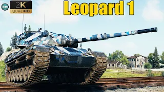 Leopard 1 карта Тихий берег, Колобанов, Рэдли. WoT 1.10.1. 2К VIDEO.