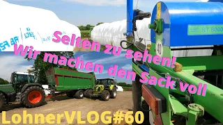 LohnerVLOG#60 Schlauchsilage I Häckseln mit Jaguar 800 (Youngtimer häckseln) I Ersteinsatz Fendt 818