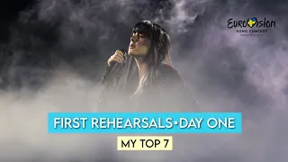 My Top 7 | First Rehearsals | Day One | Eurovision 2024 | escxni