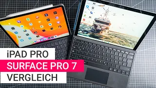 Vergleich: iPad Pro vs. Microsoft Surface Pro 7 | Deutsch