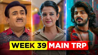 Sab TV Week 39 TRP - Sony Sab Week 39 Main Trp - Sab TV Shows TRP List