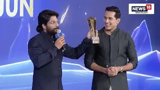 Allu Arjun- My first award from North | Indian Of the Year 2022 | Allu Arjun Winning Speech | News18