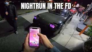 RX7 FD POV: Night Run