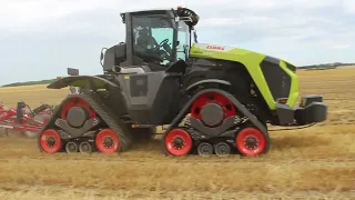 Claas Xerion 12 650 s kypřičem Horsch Fortis 9 AS