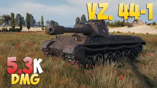 Vz. 44-1 - 6 Kills 5.3K DMG - Initial! - World Of Tanks
