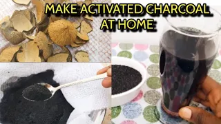 How to make activated charcoal from coconut shells. /Benefits of activated charcoal powder.