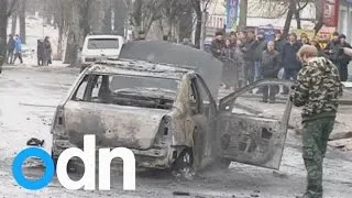 Bus stop shelling kills 13 people in Ukraine
