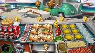 Cooking Fever - Corn Dog Van Level 40 🌭🍩 (3 Stars/Orders Memorized)