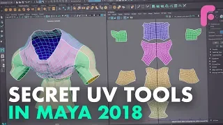 UV Tools You Didn't Know in Maya 2018