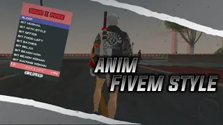 [RESHARE] Mod Animation Menu Style Fivem || GTA SA Androwed By @HyTraah 🔥